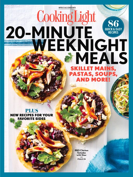 Title details for COOKING LIGHT 20 Minute Weeknight Meals by The Editors of Cooking Light - Available